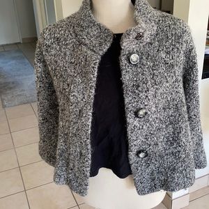 Gray Button Up Cardigan